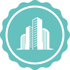 Icone badge pour le nombre d'immeuble géré